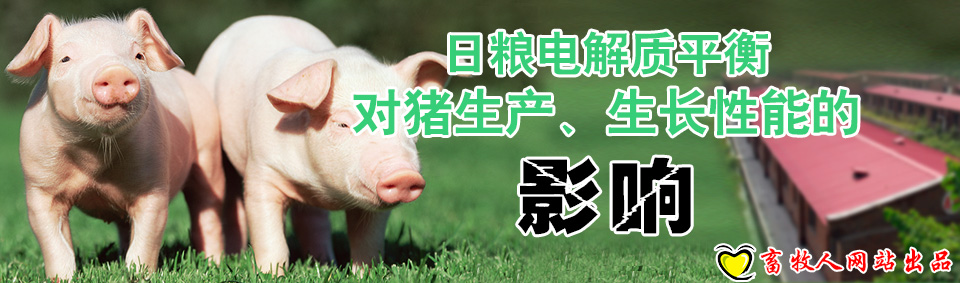 日糧電解質(zhì)平衡對豬生產(chǎn)、生長性能的影響